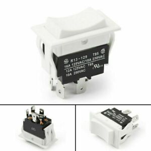 1PCS Rectangle Rocker Switch Momentary 4Pin ON-Off-ON 125/250V 38mm SCI RoHS TC