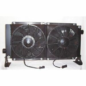 COOL-LINE D70-12 Oil Cooler,12 VDC,8-80 GPM,0.48 HP