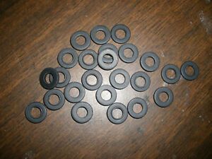1/4&#034; insulating shoulder washer, fiber, .5&#034; O.D. Fits in 3/8&#034; hole.  24 pieces