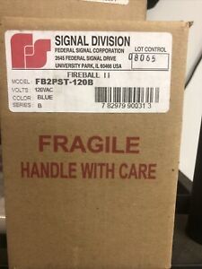 NEW Federal Signal FB2PST-120B Fireball II Blue Safety Light FB2PST120B
