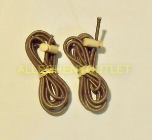 2 Pack - USMC ARMY Military 3/16 Coyote Brown 6&#034; Bungee Cord &amp; Tan Barrel Lock