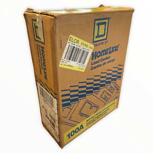 Homeline 100 Amp 6 Space 12 Circuit Outdoor Main Lug Load Center Square D