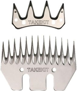 TAKEKIT Sheep Shears Wool Clippers Universal  Blades, Shearing Comb and Cutter B