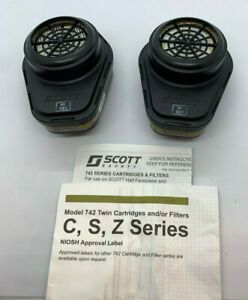 Scott Safety Cartridges Model 742 Twin Cartridges C,S,Z Series