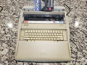 Vintage Brother Correctronic GX-6750 Electronic Typewriter + film Tested Works