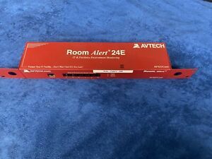 AVTech Room Alert 24E R24-83185 Real-Time Temp Humidity Power, Logging Alerting.