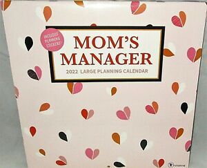 2022 Wall Calendar MOM&#039;S  MANAGER {12&#034; x 24 When Opened} LARGE PLANNING CALENDAR