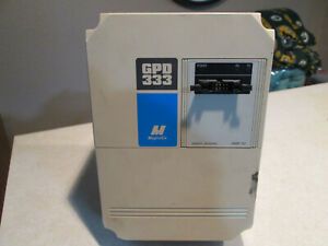 MagneTek GPD 333 Variable Frequency Drive, Model DS025, 5.0 HP, Controlle**USED*