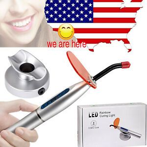 Dental LED Curing Light Lamp Composite Resin Cure Cordless Wireless 5W USA