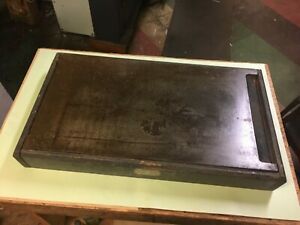 Letterpress composing table.  16x28 in.