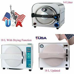 14/18L Dental Steam Autoclave Sterilizer Sterilization/Dry Function Automaticall