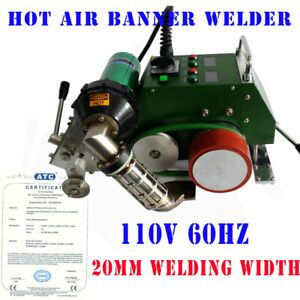 AC110V High Speed Hot Air PVC Banner Welder Welding Machine 20mm Width