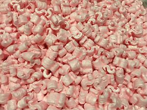 Packing Peanuts Shipping anti Static Loose Fill 60 Gallons 8 Cubic Feet Pink