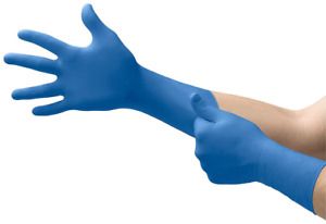 Disposable Latex Gloves Medical Natural Rubber Thick Nitrile Large Box 50 Packs