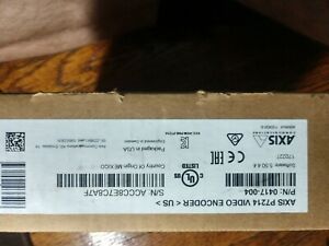 AXIS COMMUNICATION INC 0417-004 P7214 4-CHANNEL VIDEO ENCODER in open box