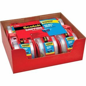 Scotch Heavy Duty Packaging Tape, 1.88&#034; x 22.2 yd, Designed for Packing, Ship...