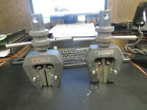 2 - INSTRON WEDGE ACTION GRIPS TENSILE TESTER A2-81A