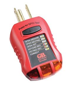 Gardner Bender GFI-3501 Ground Fault Receptacle Tester &amp; Circuit Analyzer...