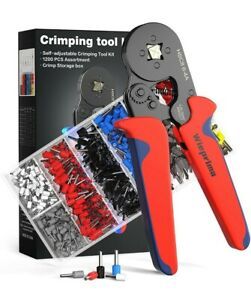 Wire Crimping Tool Kit Wieprima Wire Crimper Tool Kit 1200PCS Brass..