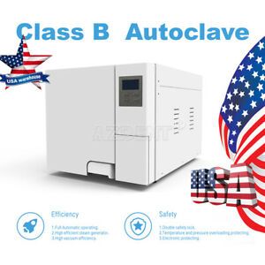 18L Dental Class B Autoclave Vacuum Sterilizer Automatic Medical Sterilization