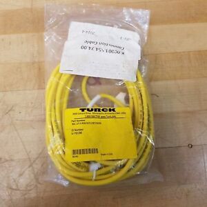 Turck RKC 12T-5-RSM 50/S1587/S3254 Cordset, 5 Pin Male To 12 Pin Female, 5 Meter