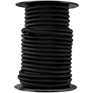 3/8 in. x 75 ft. Heavy Duty Bungee Cord Reel in Black