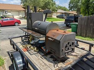 Used Boss Hogg Premium Smoker with Utility Trailer