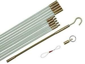 StartFine Fiberglass Fish Tape Cable Rods Fish Stick Wire Running Fish Tape