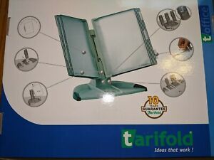 Tarifold Tabletop Document Holder Model TD271, 10 sleeves, gray