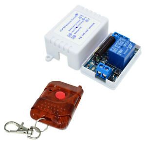 5V 12V 24V 433Mhz Wireless Remote Control Switch 2/1 Button with Transmitter