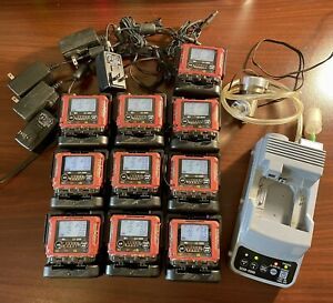 RKI GX-2009 Lot (10) - FOUR GAS MONITORs - O2/LEL/H2S/CO W/ Calibration Dock