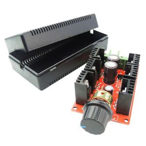 12khz 9-50V DC 12V/24V/48V Motor Speed Control Switch Controller W/ Case