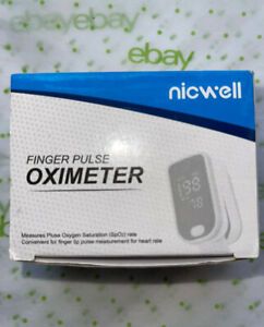 Nicwell Finger Pulse Oximeter New In Box