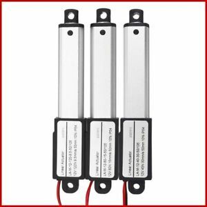 Mini Electric Linear Actuator Stroke 4&#034; Force 1.5-42.3lbs 12V High-Speed 6&#039;&#039;/s