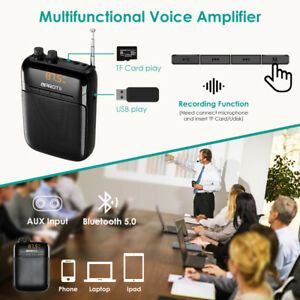 APROTII Voice Amplifier Sound-amplifying With Microphone For Tour Guide Teachers