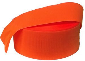 100mm / 4&#034; Fluorescent / Neon / Hi-Vis Orange Hook / Fashion / Sticky hook