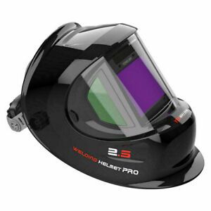 True Color Weld Hood Auto Darkening Welding Helmet Side View TIG MIG ARC