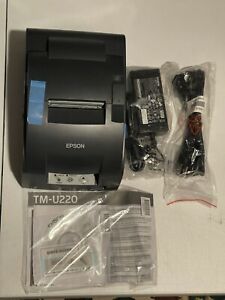 Epson TM-U220B POS Receipt Printer C31C514A7721 Configuration - Brand New