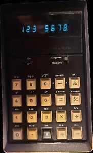 Sears Electronic Slide Ruler Calculator: Vacuum tube display - 1970s vintage