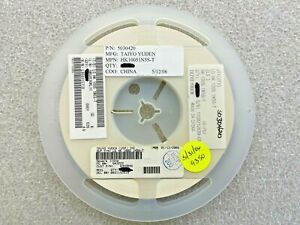 (9,350 PIECE REEL) HK10051N5S-T, TAIYO YUDEN, FIXED IND 1.5NH 850MA 100MOHM SM