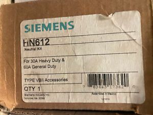 (C) HN612 Siemens 30A (Heavy duty) 60A (General Duty)Safety Switch Neutral Kit