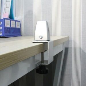 Office Table Partition Bracket Divider Glass Pins Clamp Shelf Holder Clips