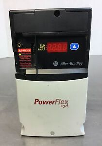 Allen Bradley 22D-D2P3N104 /A POWERFLEX DRIVE  1HP 3Ph 0-500Hz 2.3A 0-460V.   1C