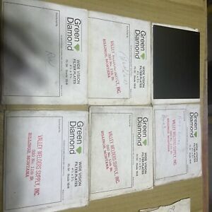 Green Diamond 4 1/2 x 5 1/4 wide vision welding filter plates 10-H x 6 11-H x1