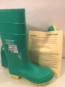 Dunlop Hazmax Steel Toe and Midsole Boots - 16” Size 8