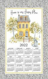 Kay Dee Designs Sweet Home Calendar Towel, Multi