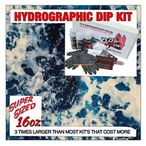 Hydrographic dip kit Ocean Rip Tide hydro dip dipping 16oz