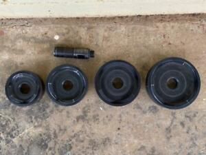 MILWAUKEE KNOCKOUT PUNCH SET 49-16-2695 (2-1/2&#034; TO 4&#034;)