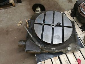 20&#034; Rotary w/ Indexing Dividing Attachment Table Smooth Operation