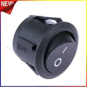 5pcs Car Round Rocker Boat Toggle ON/OFF Switch Push Button Switches